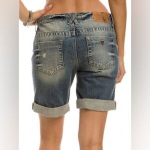 Vintage Guess Los Angeles 1981 Tomboy Roll-Up Denim Shorts